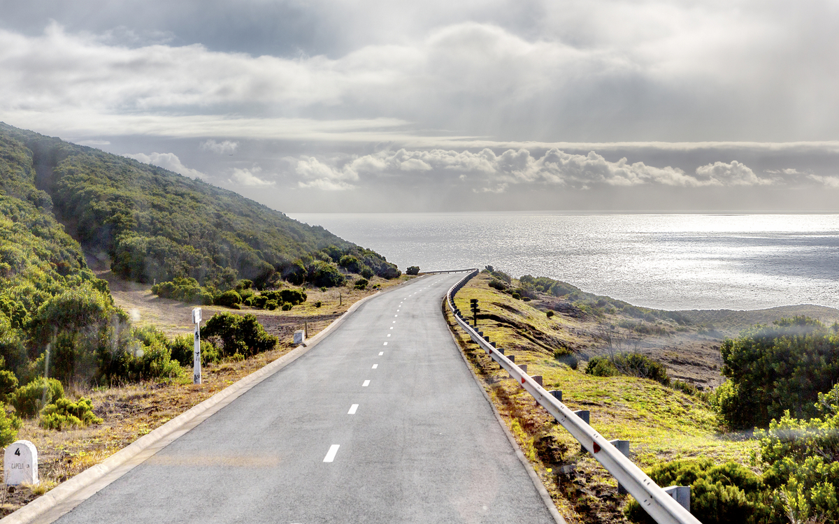 Ausflug auf der Azoreninsel Faial, Portugal