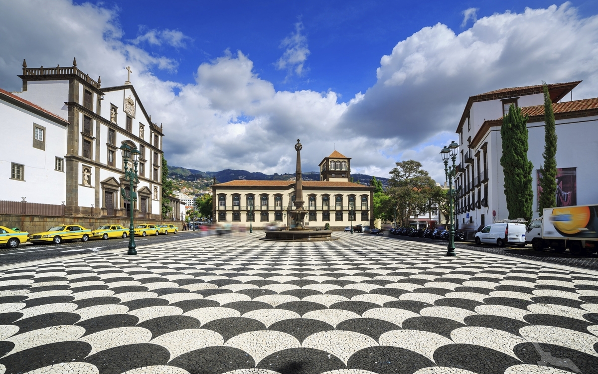 Rathausplatz von Madeira, Portugal