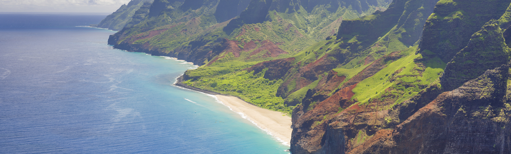traumhaftes Küstenpanorama von Kauai, Hawaii