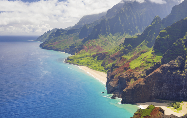 traumhaftes Küstenpanorama von Kauai, Hawaii