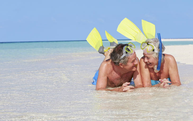 Sommer, Sonne Strand und Schnorcheln
