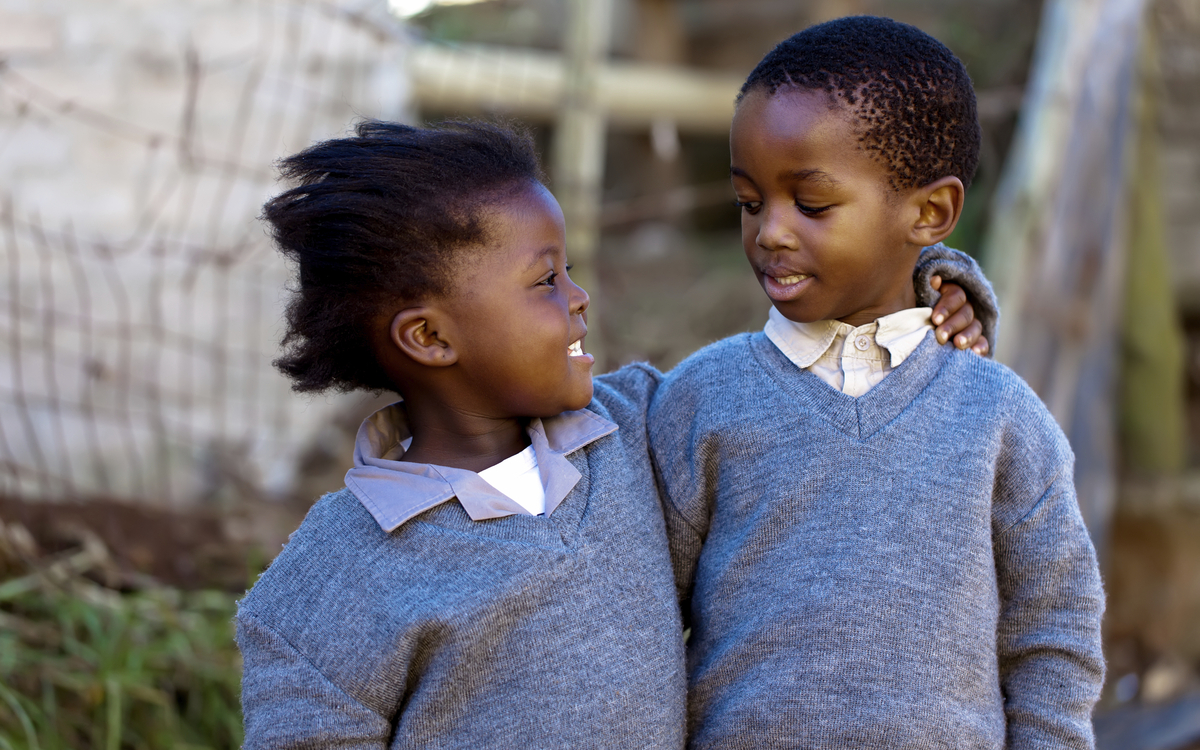Kinder aus Südafrika