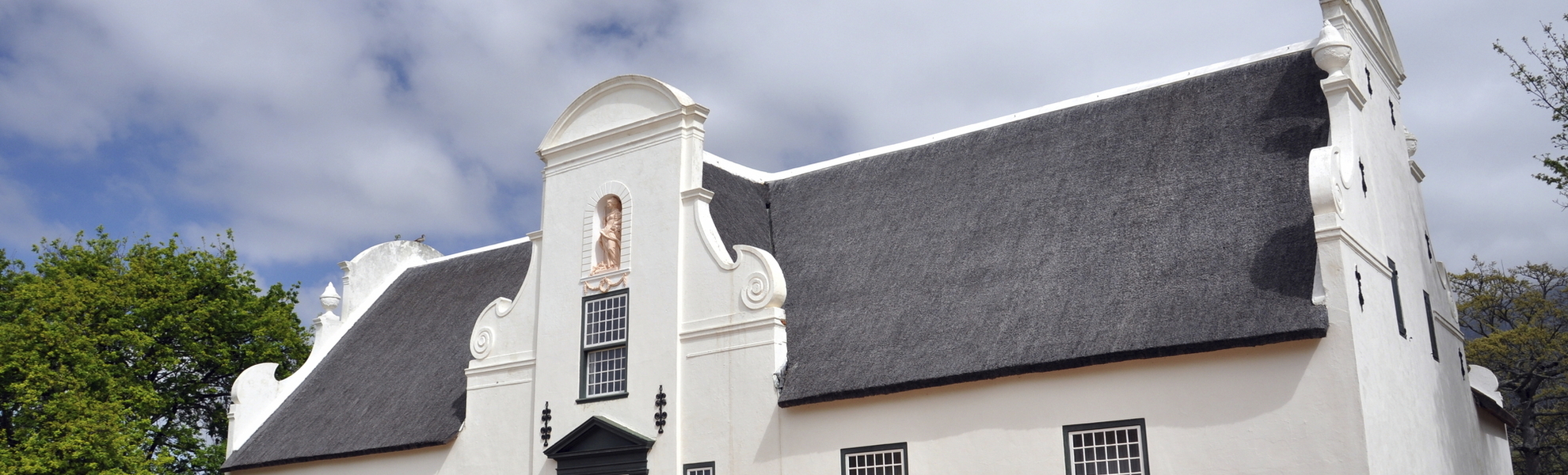 Gebäude auf dem Weingut Groot Constantia, Südafrika