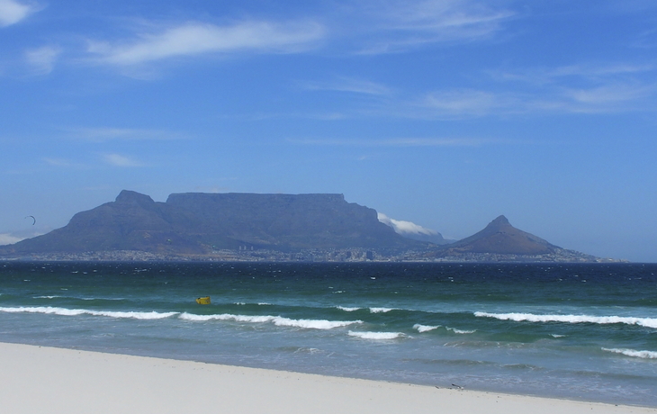 Strand von Kapstadt, Südafrika