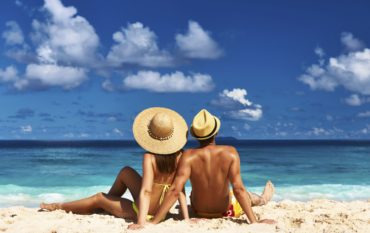 traumhafter Strand, Seychellen