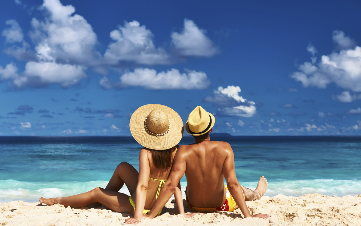 traumhafter Strand, Seychellen