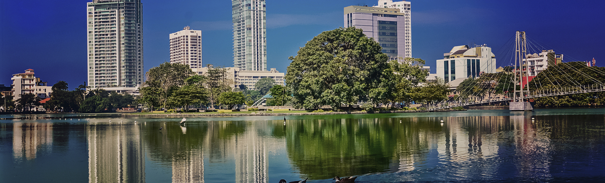 Skyline von Colombo, Sri Lanka