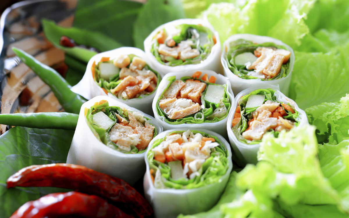 Asiatische Sommerrolle