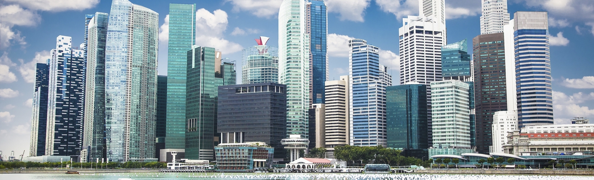 Skyline von Singapur