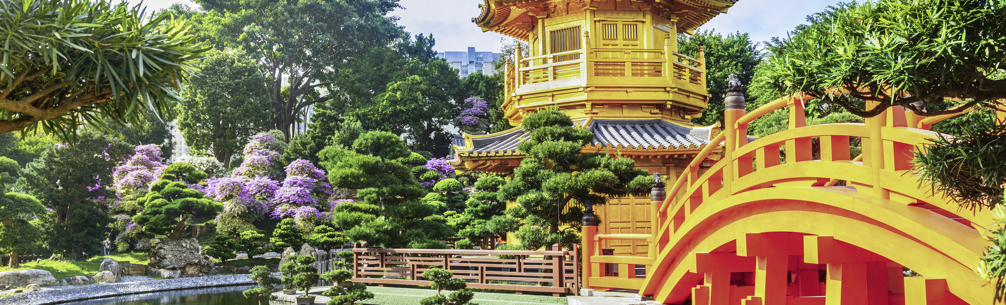 Nan Lian Garten auf Kowloon, Hongkong, China