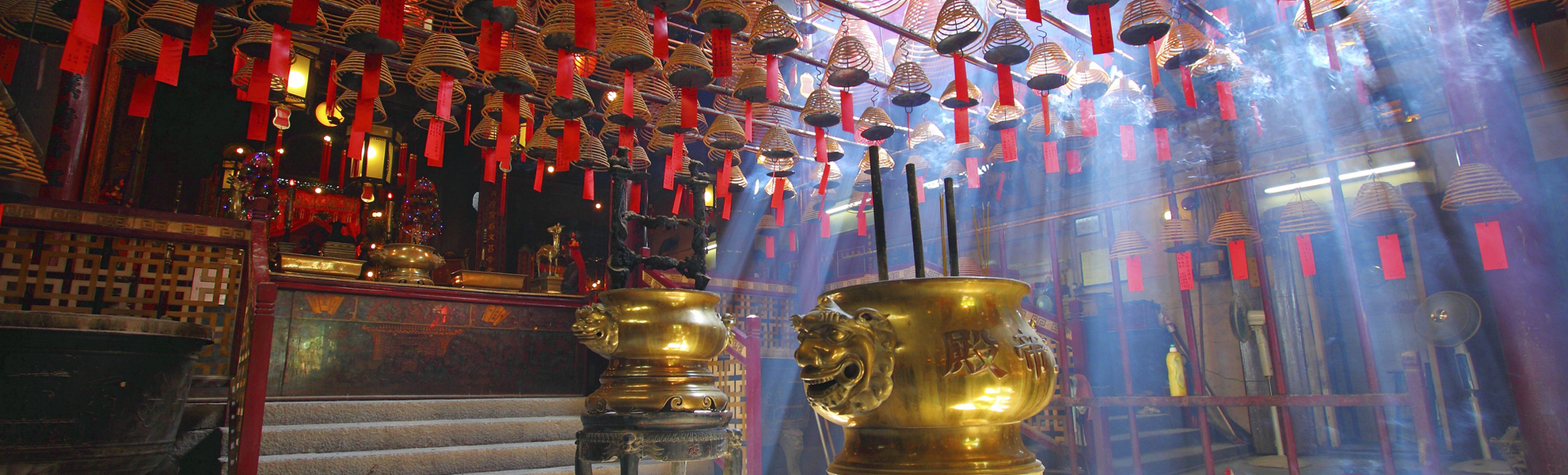 Der Man Mo Tempel von innen, China