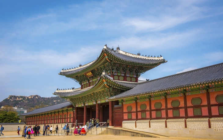 Gyeongbokgung Palast in Seoul, Südkorea