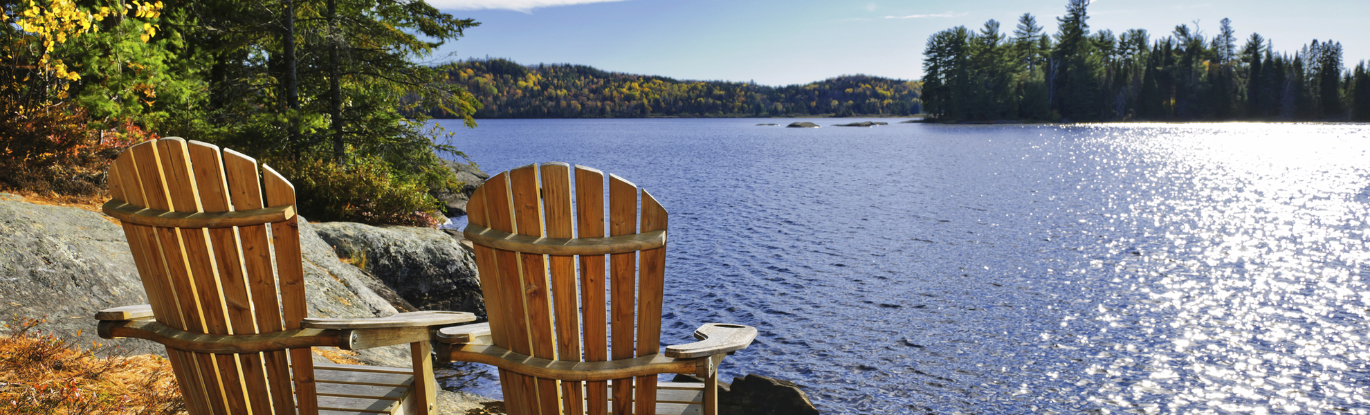 Adirondack Berge und See in Kanada