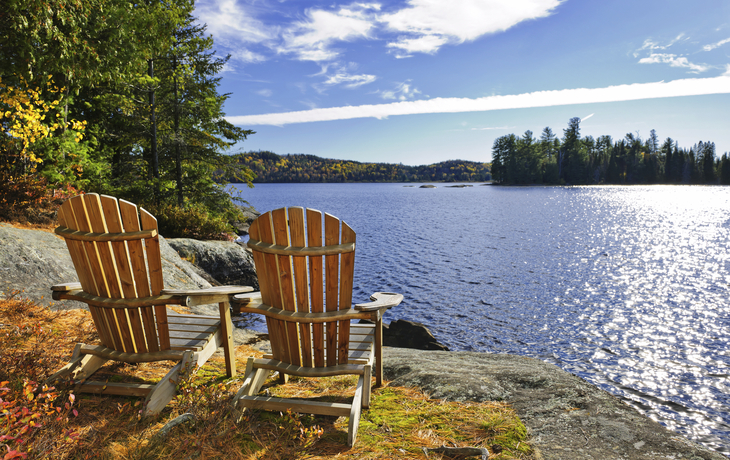 Adirondack Berge und See in Kanada