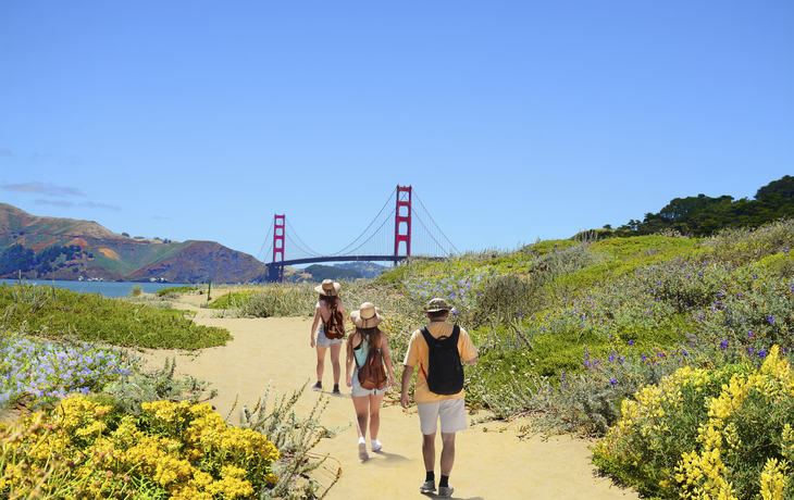 Landschaft bei der Golden Gate Brücke, USA