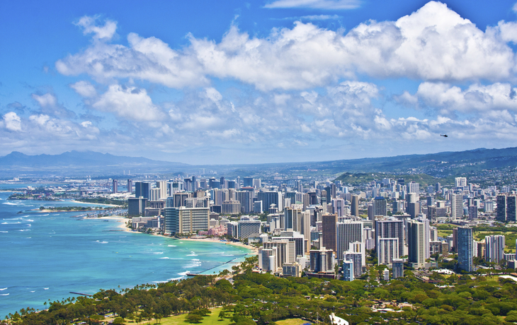 Panorama von Oahu, Hawaii