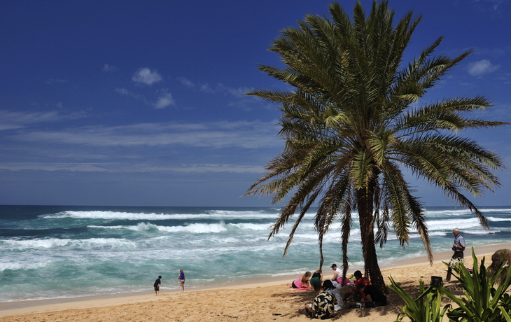 Strand von Honolulu, USA