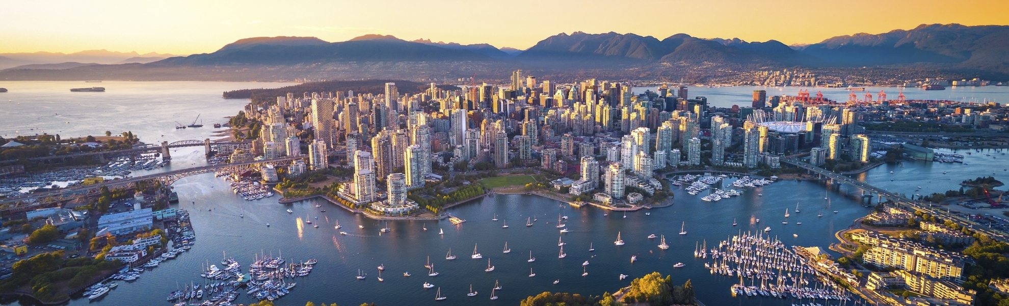 Vancouver bei Nacht