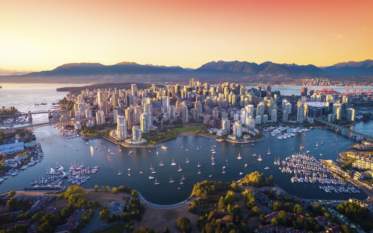 Vancouver bei Nacht