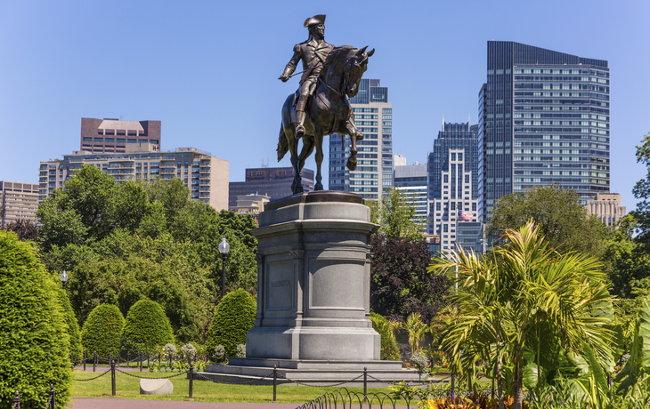 George Washington Statue in Boston, USA