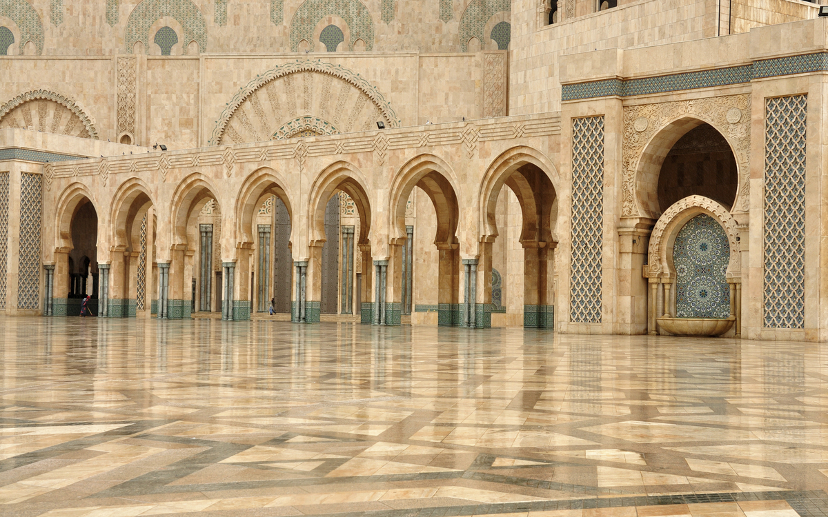 Hassan ll. Moschee in Casablanca, Marokko