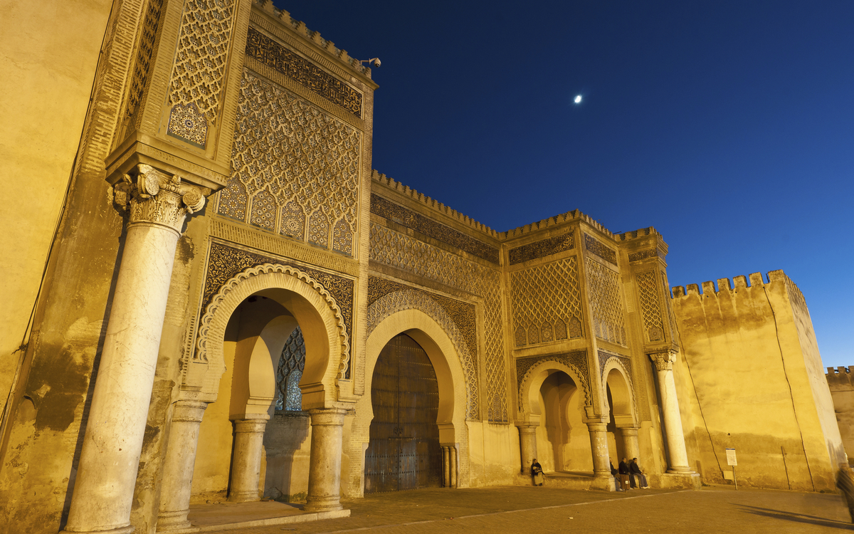 Tor Bab El Mansour in Meknes, Marokko