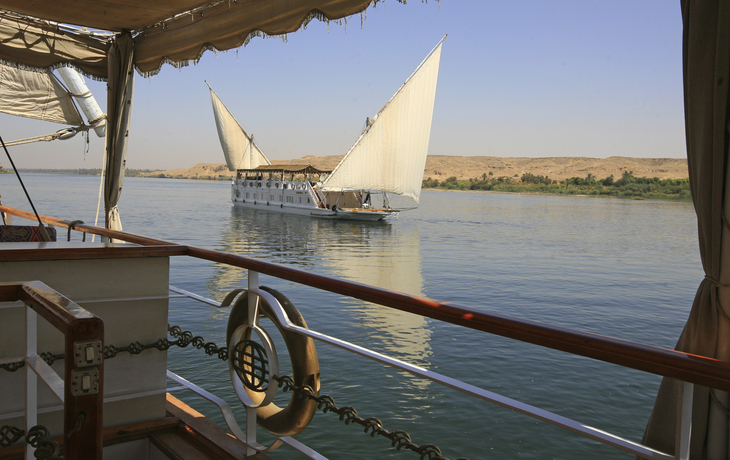 Segelschiff auf dem Nil, Aegypten
