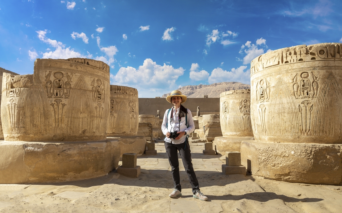 Medinet Habu Tempel im Tal der Könige
