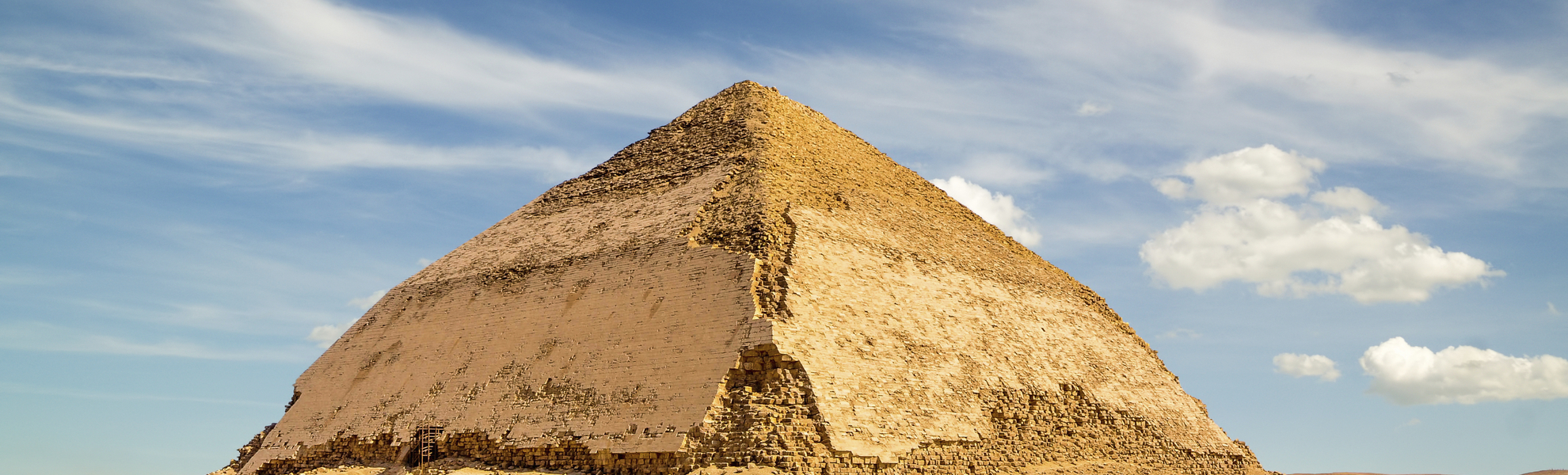 Knickpyramide in Dahschur in Ägypten