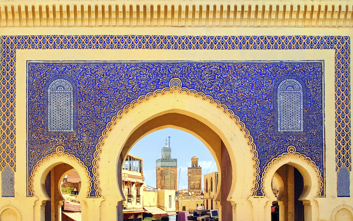 Stadttor in Fes, Marokko