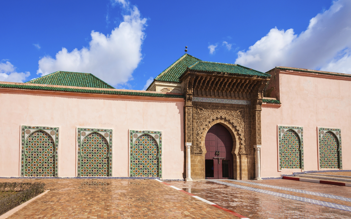 Palast in Meknes, Marokko