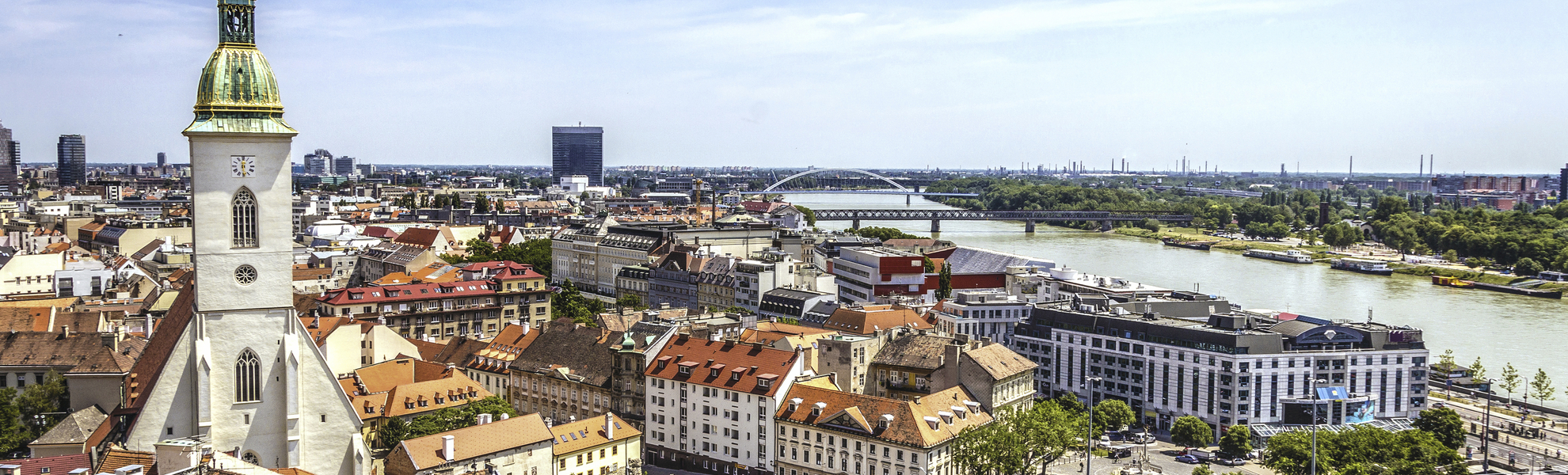 Panorama von Bratislava, Slowakei