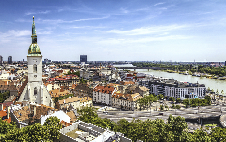 Panorama von Bratislava, Slowakei