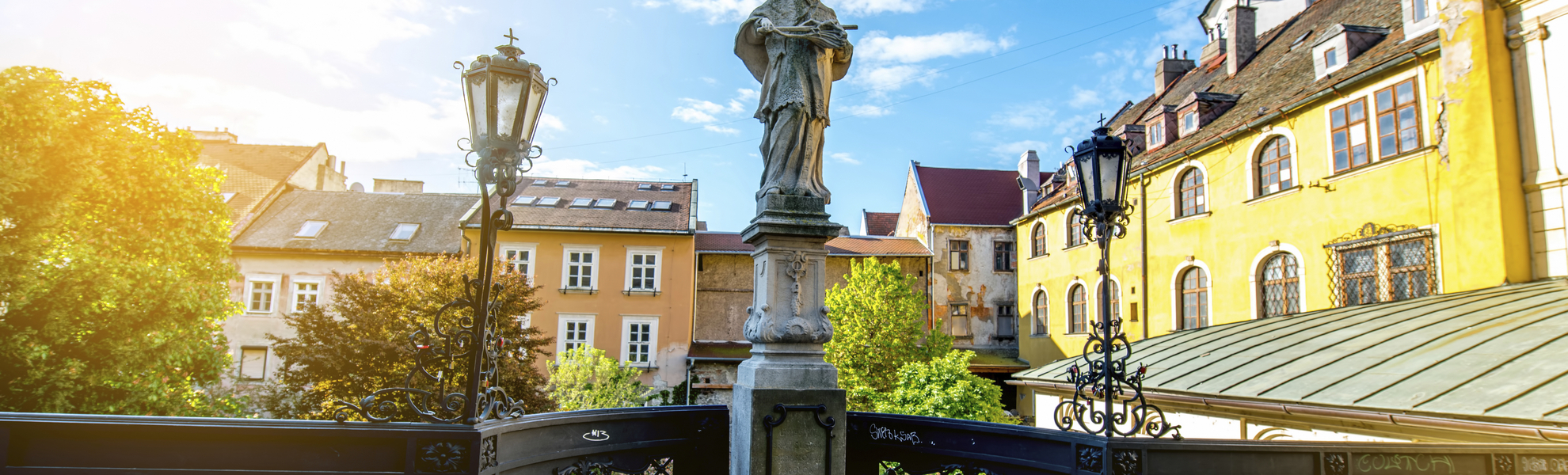 Jan Nepomuk Skulptur in Bratislava, Slowakei