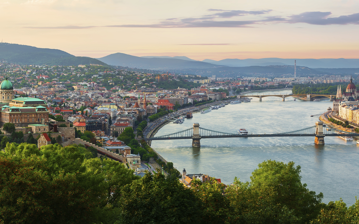 Luftaufnahme von Budapest, Ungarn