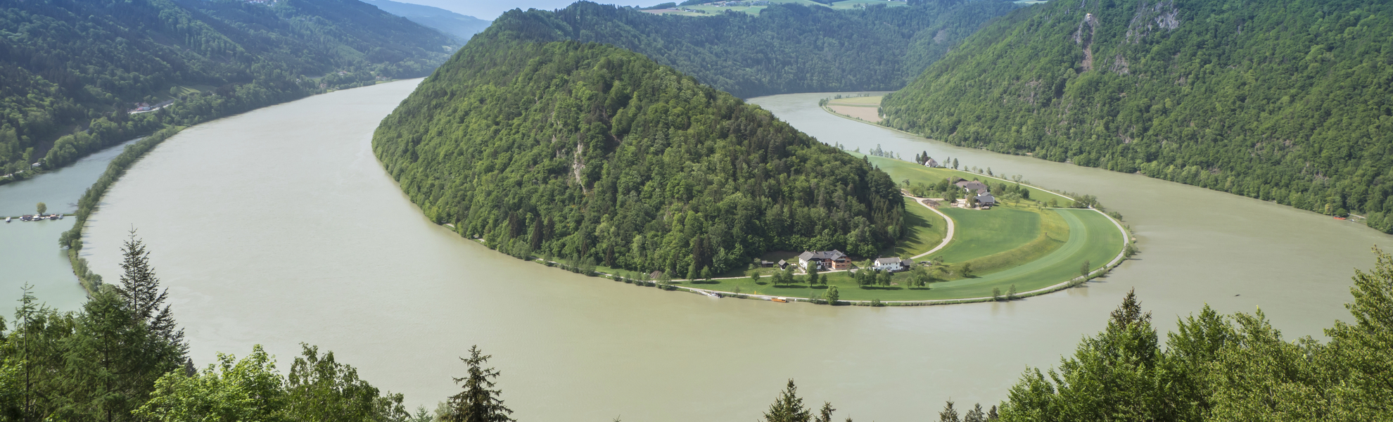 Schlögener Schlinge, Österreich