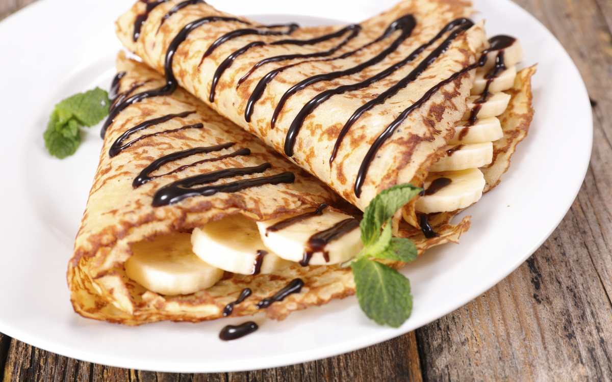Crepes mit Nutella und Banane
