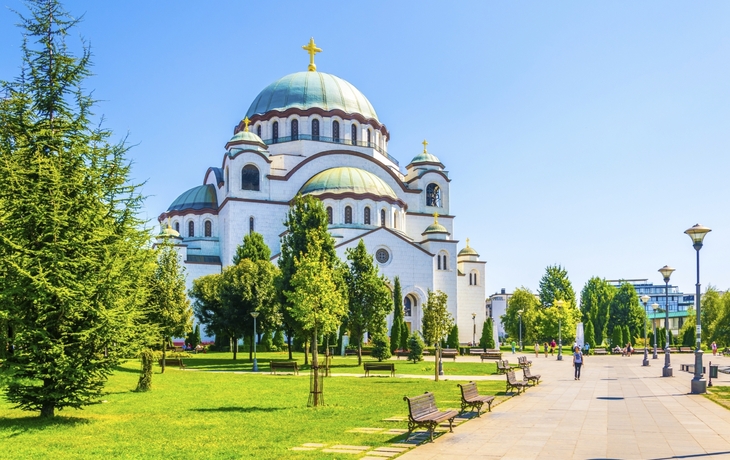 Der Dom des heiligen Sava in Belgrad, Serbien