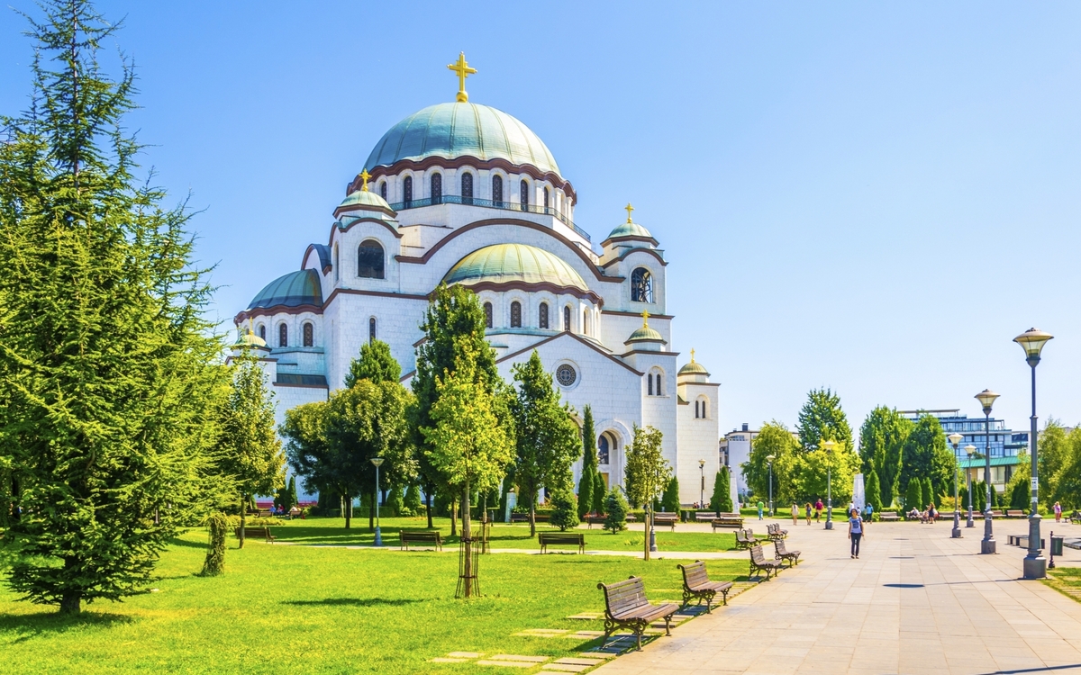 Der Dom des heiligen Sava in Belgrad, Serbien