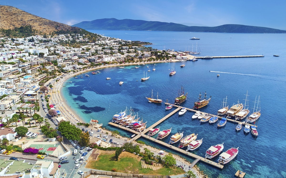 Bodrum Hafen, Bootsfahrt