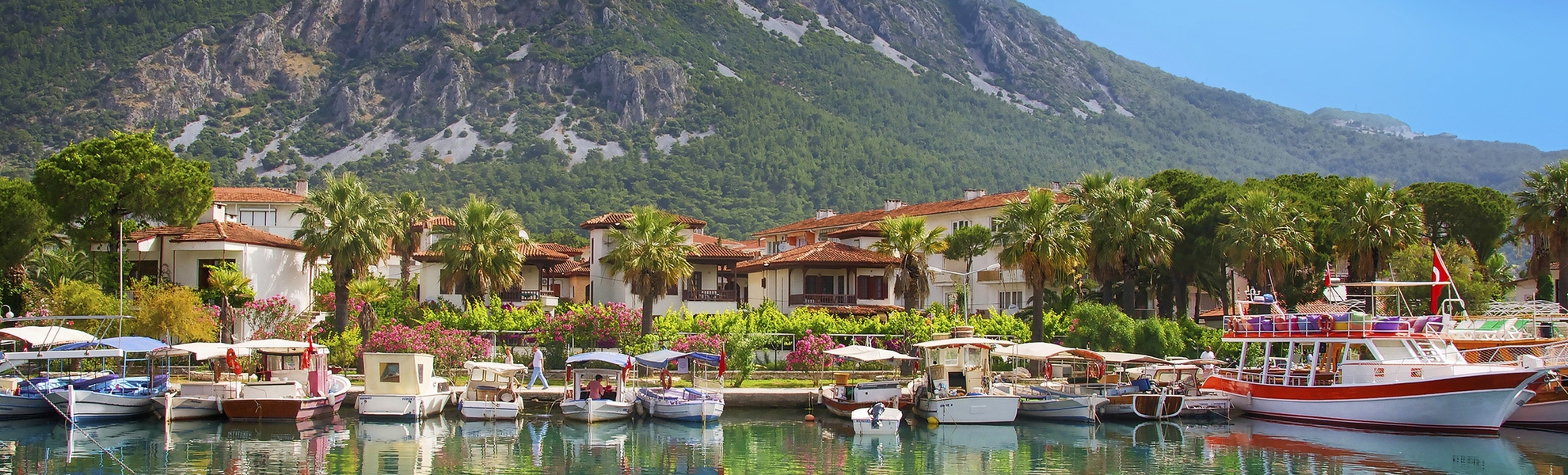 Boote vor Marmaris, Türkei