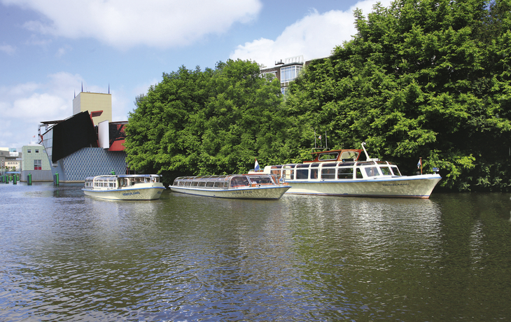 Bootsfahrt in Groningen, Niederlande
