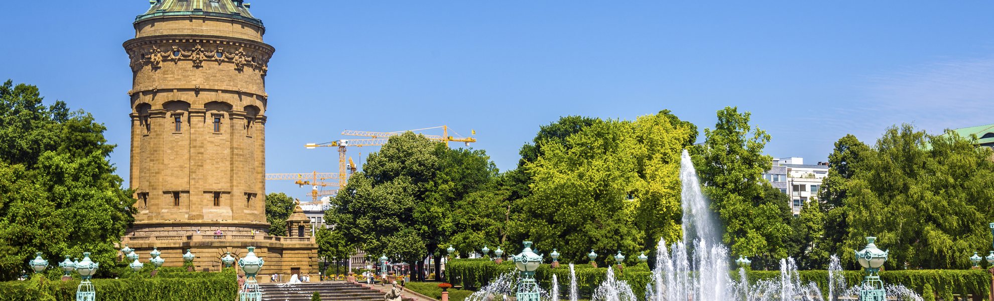 Friedrichsplatz in Mannheim, Deutschland