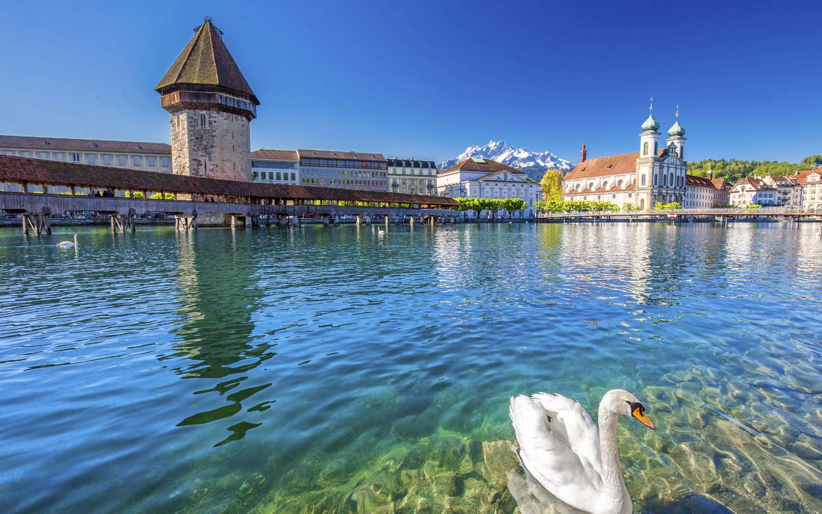 Vierwaldstaettersee in Luzern, Schweiz