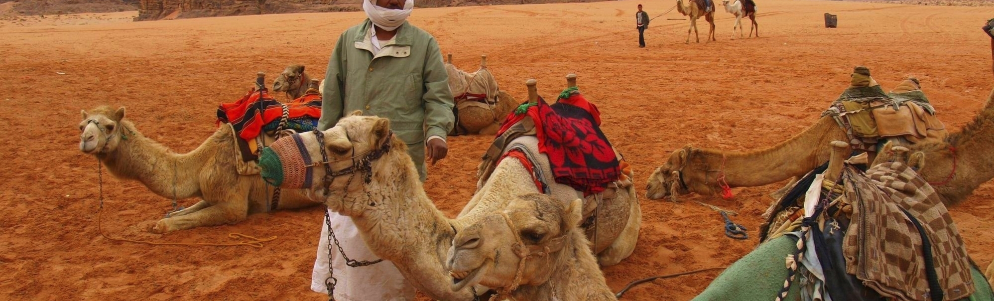 Beduinen im Nationalpark Wadi Rum, Jordanien