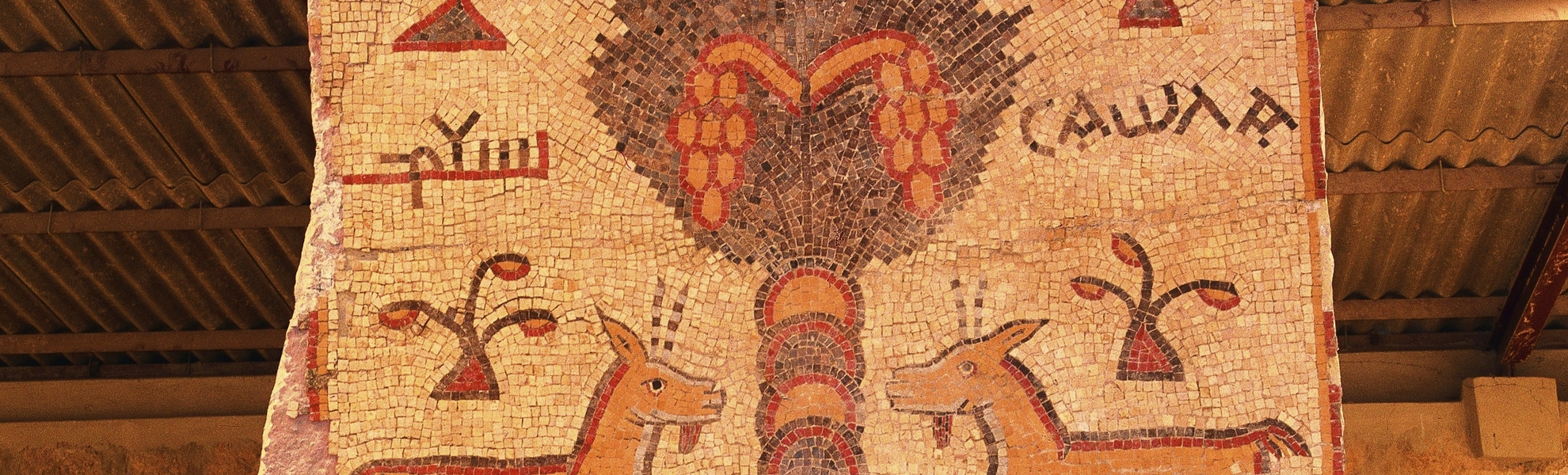 Mosaik, Taufkapelle Berg Nebo, Jordanien