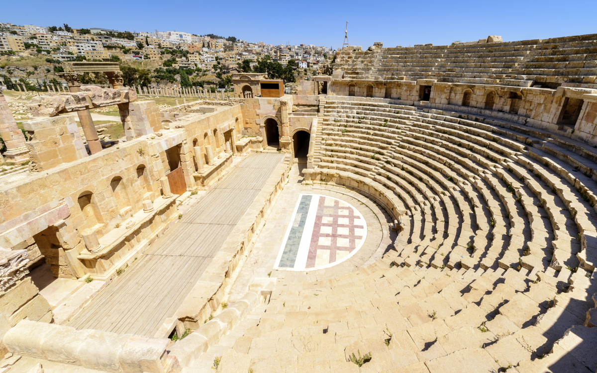 Amphitheater in Jerash, Jordanien