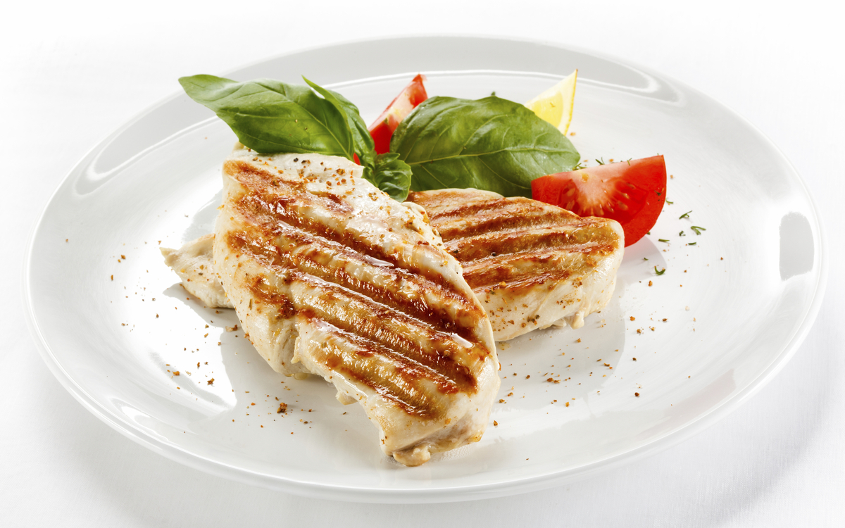 schmackhaft zubereitetes Fleisch