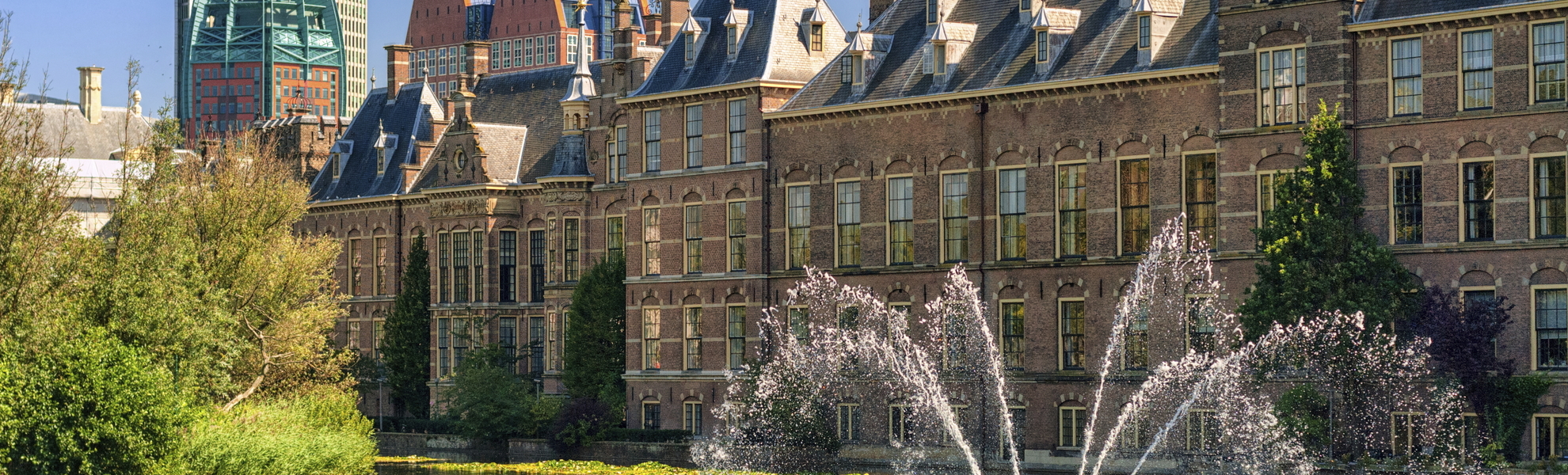 Der Binnenhof, Sitz des Parlaments in Den Haag, Niederlande