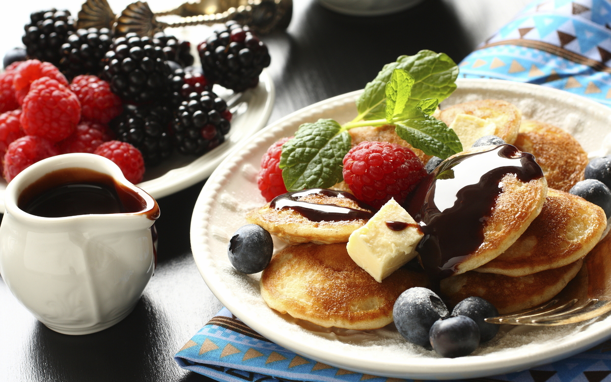 Poffertjes, traditionelle Speise aus den Niederlanden